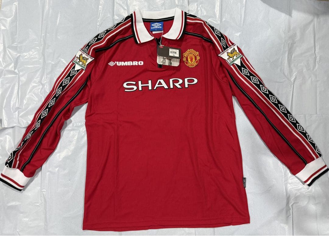 サッカーユニフォーム XL マンチェスターユナイテッド00-02 BECKHAM