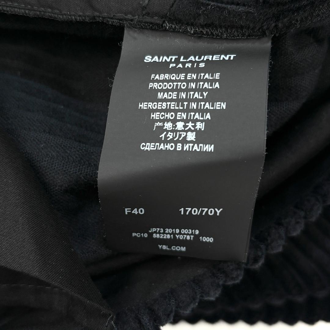 極美品 SAINT LAURENT PARIS 1タックコーデュロイトラウザーズ - メルカリ