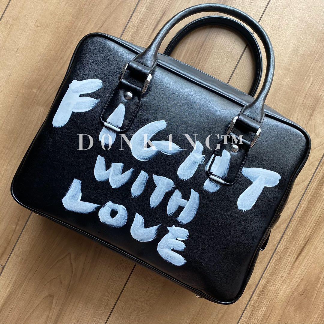 コムデギャルソン ガール メッセージペイントバッグ新品未使用-美品