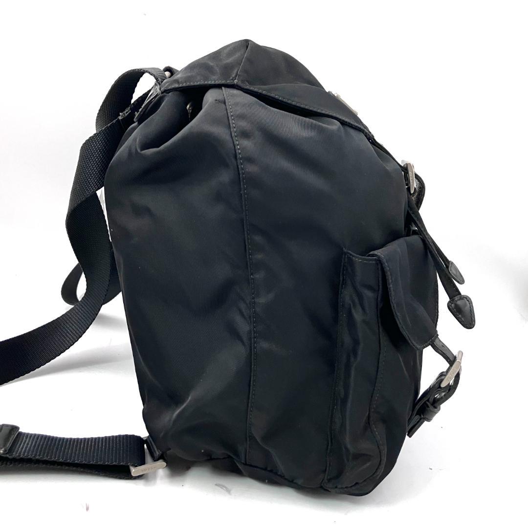 PRADA 3113 プラダ リュックサック バックパック ポコノ 黒 - メルカリ
