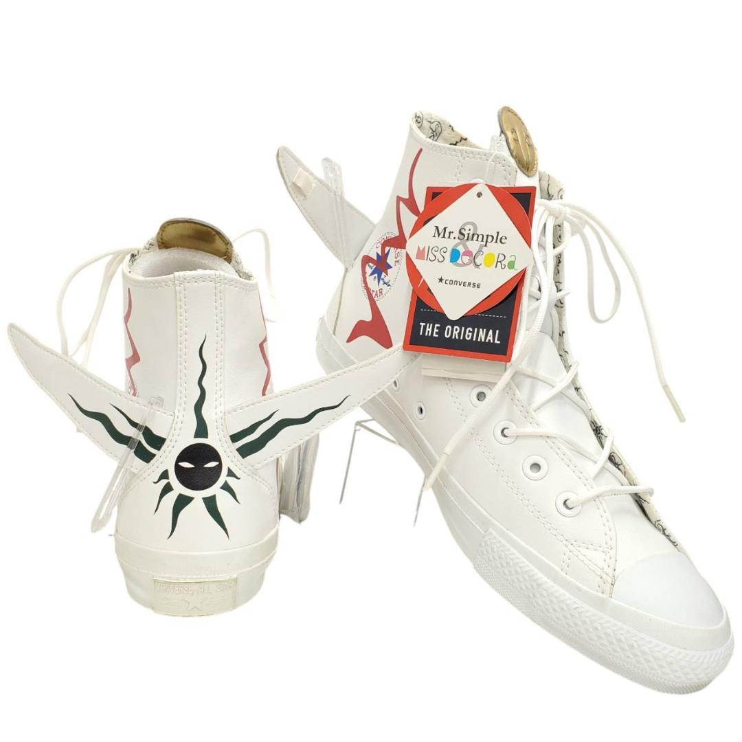 新品 コンバース 岡本太郎 コラボレーション モデルスニーカー 太陽の