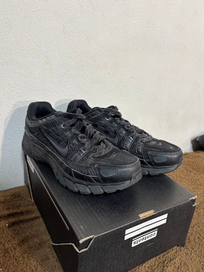 NIKE ナイキ P-6000 プレミアム トリプルブラック 27.5cm - メルカリ