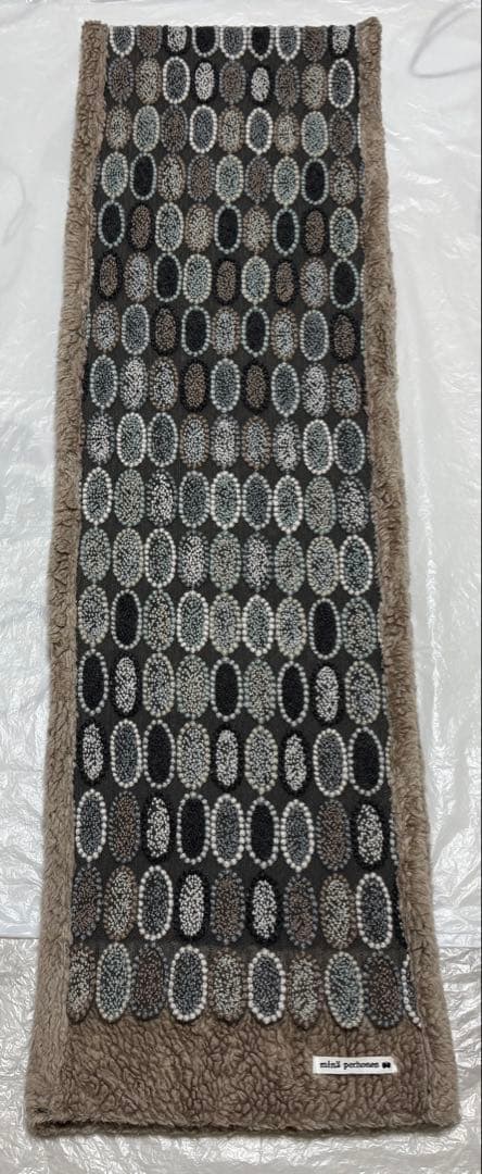 ミナペルホネン mina perhonen tarte マフラー グレーmix - メルカリ