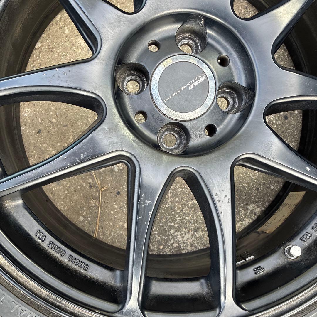 naon様WORK EMOTION KIWAMI エモーションキワミ 17インチ - メルカリ