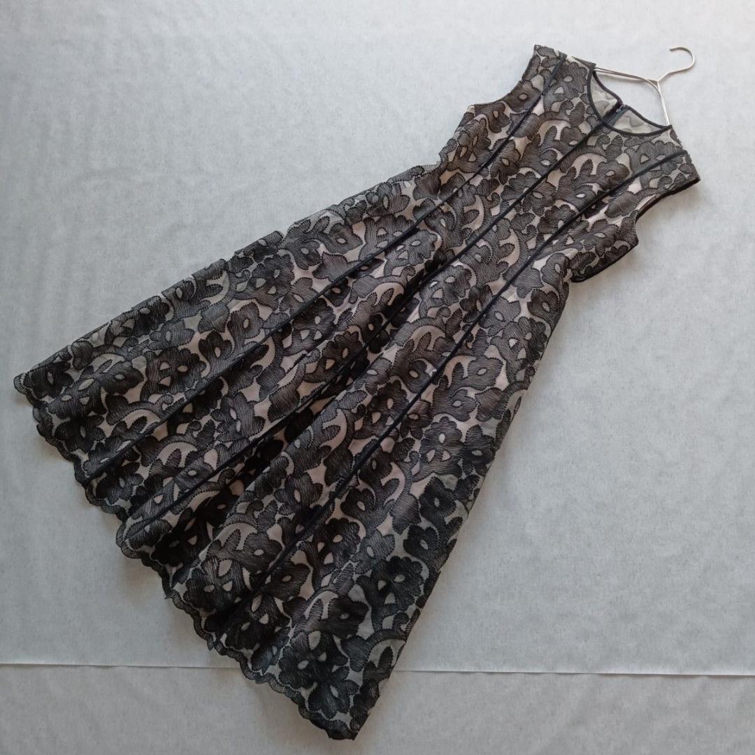 《美品★》ANAYI　アナイ　ワンピース　アナイオリジナル刺繍　レースワンピース