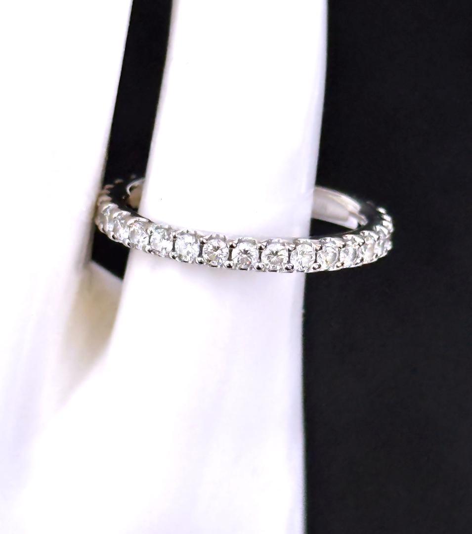 ギャラ 完備 極美品 グラフ ラウンド ダイヤ ウェディング バンド