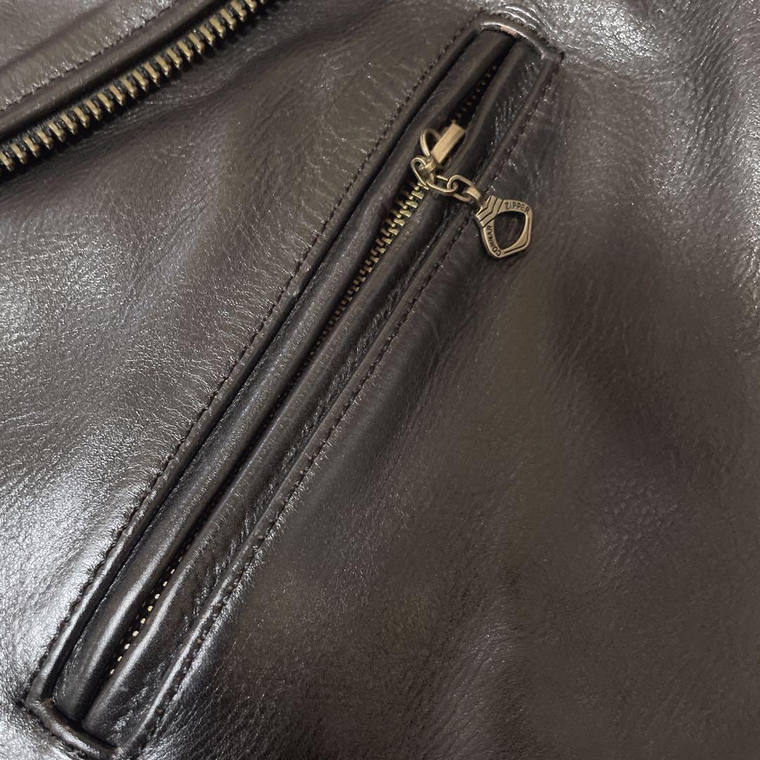 LEATHER BOMU ダブルライダース ホースハイド 2XL 馬革 稀少 - メルカリ