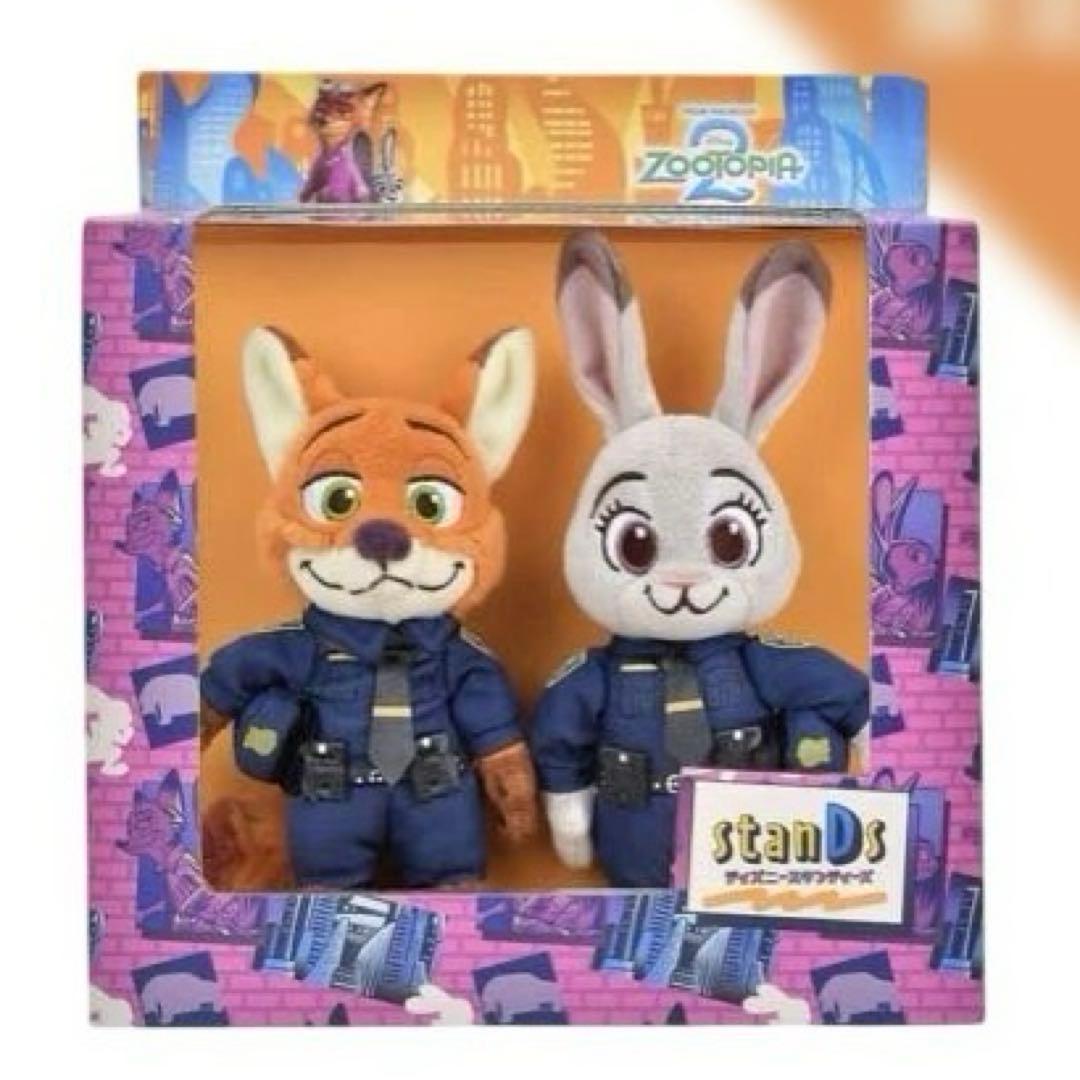 ジュディ・ホップス＆ニック・ワイルド ぬいぐるみ セット ジュディ・ホップス&ニック・ワイルド ぬいぐるみセット Disney stanDs