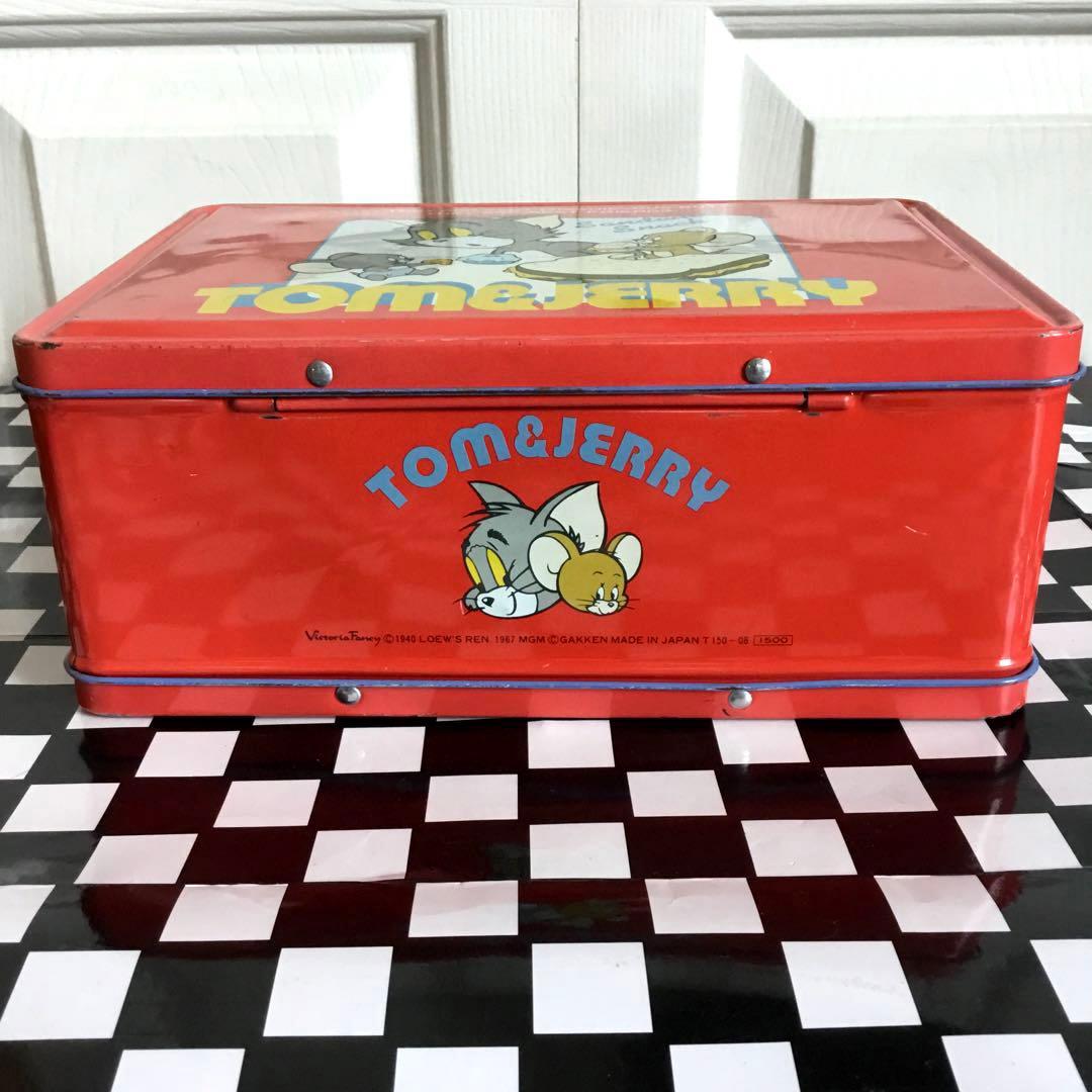ヴィンテージ トムとジェリー ブリキ缶 ランチボックス - メルカリ