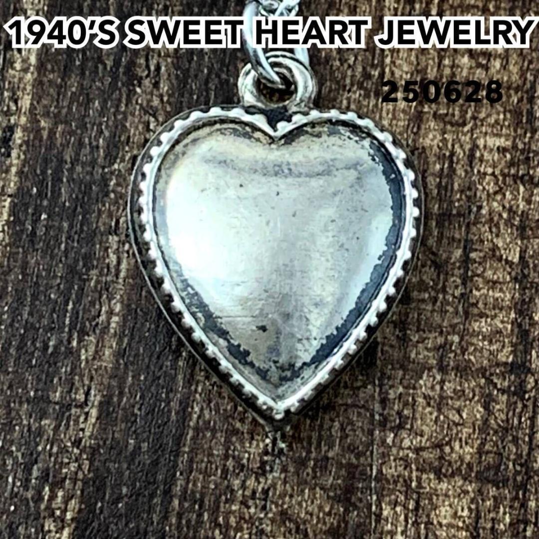 スウィートハートジュエリー ドット シルバー ヴィンテージネックレス