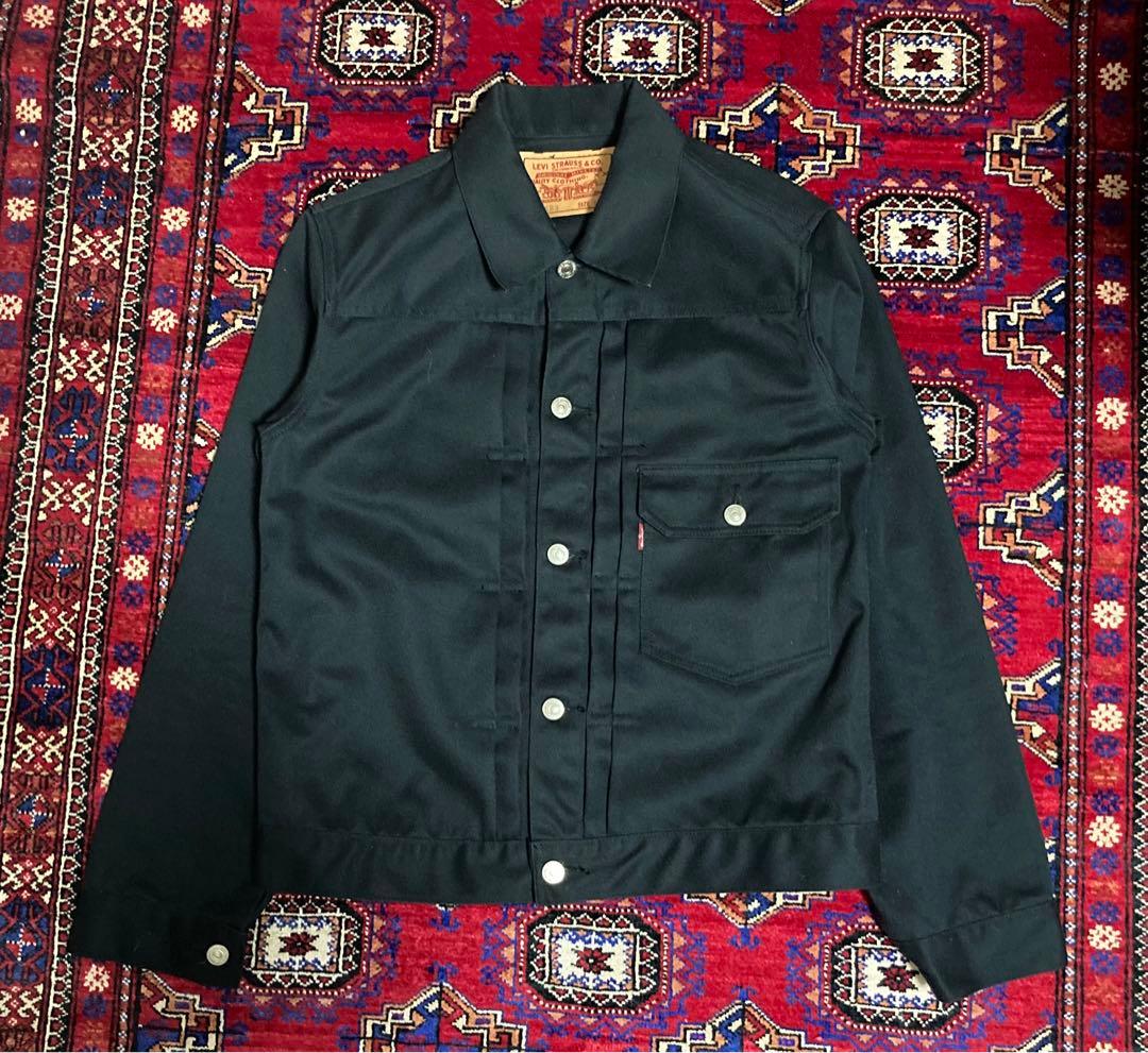 希少 美品 リーバイス デニムジャケット 1st ブラック 70583ー0003