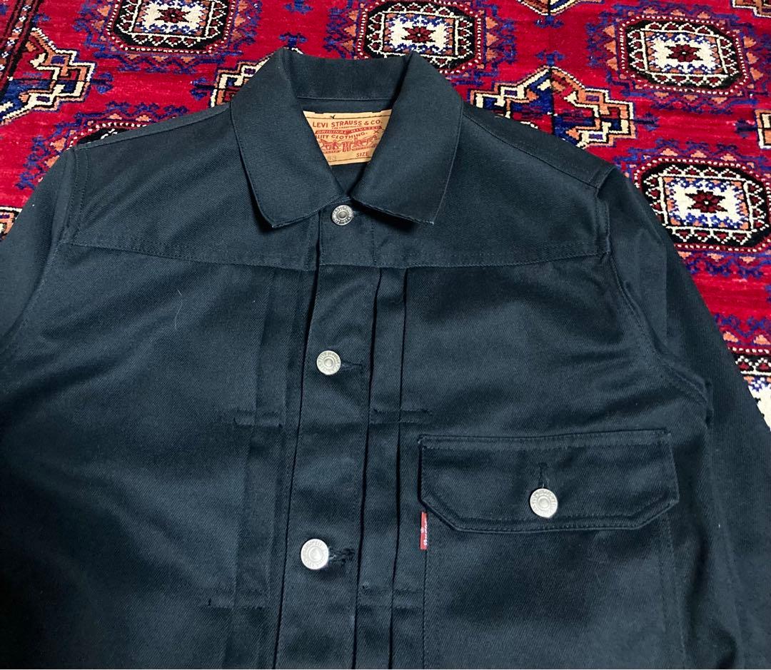 希少 美品 リーバイス デニムジャケット 1st ブラック 70583ー0003