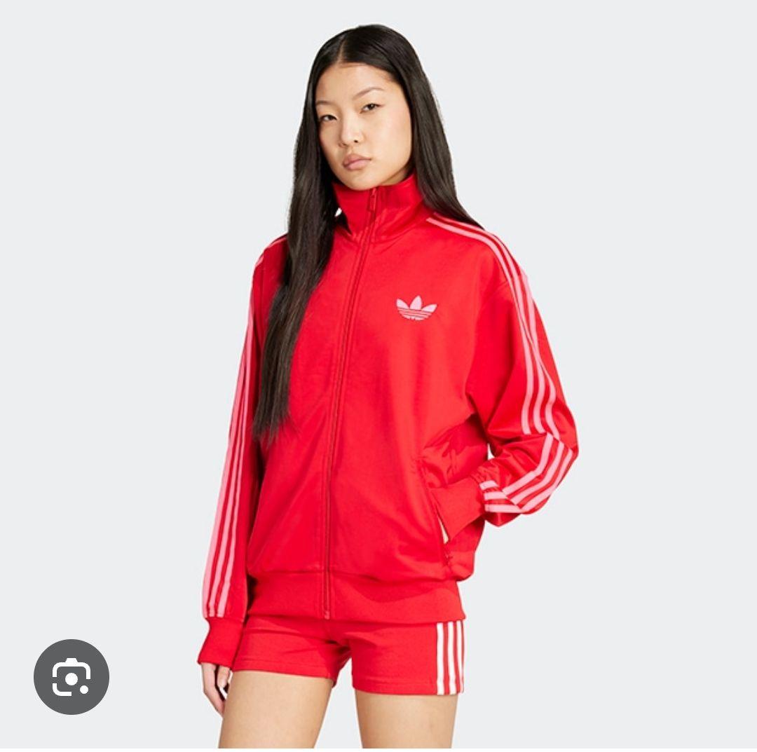 アディダス ファイヤーバード 赤 トラックジャケット ジャージ