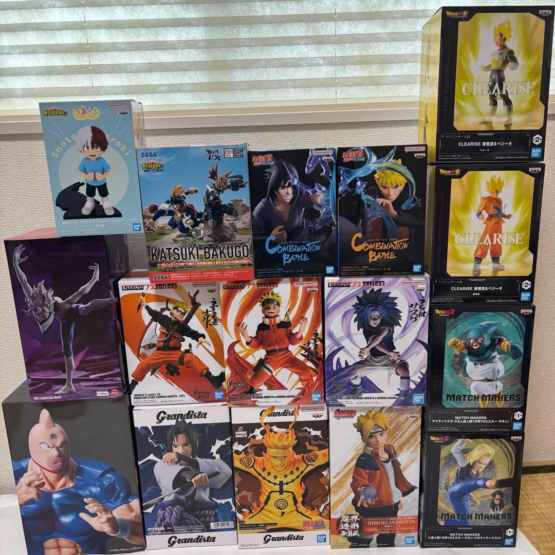 最新 アニメキャラクターフィギュア 17点まとめ売り - メルカリ