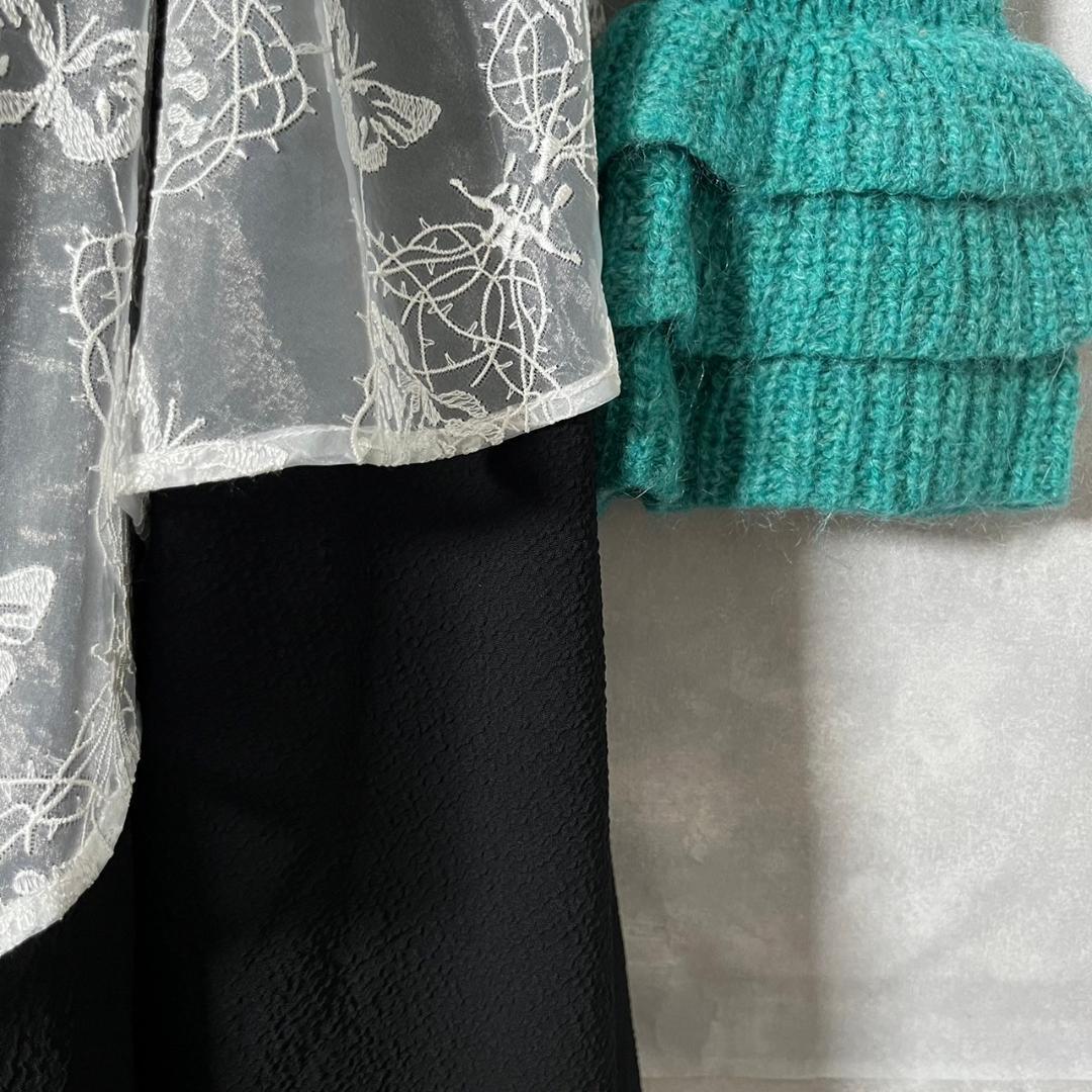 白羊森様専用 hazama ハザマ ニット ブラウス ワンピース N65 - メルカリ