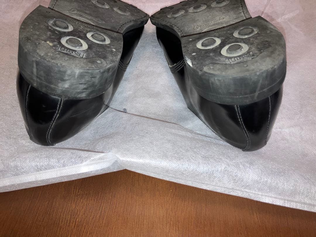 Sanders ミリタリーダービー 黒 ドレスシューズ GB7 25.5cm