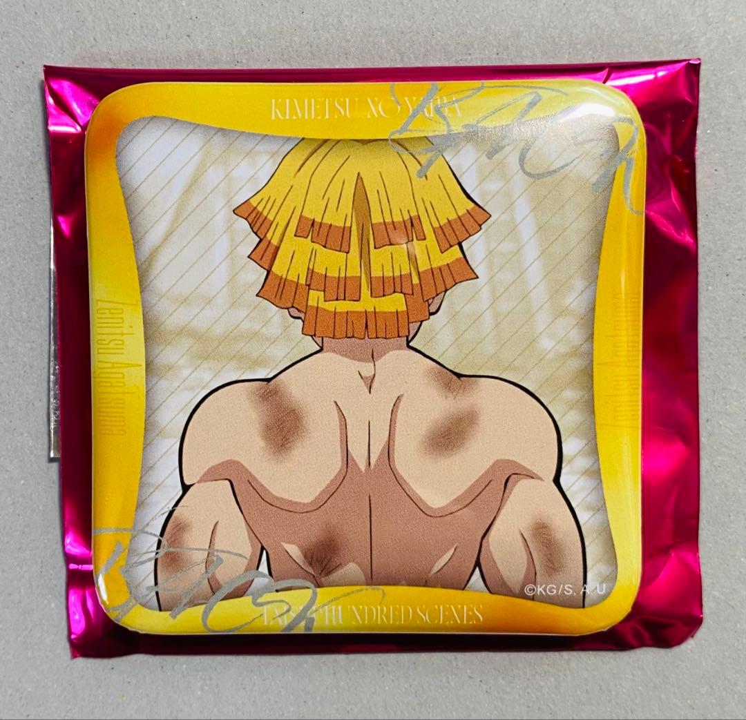 鬼滅の刃 隊士百景 マニアック缶バッジ 我妻善逸 背中 ufotable マニ缶