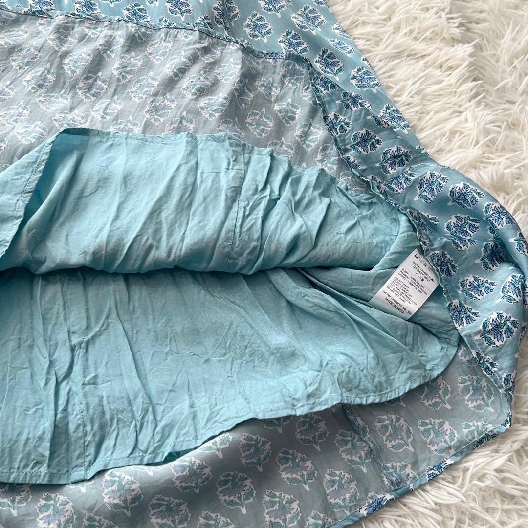 美品✨ ヌキテパ 2024年 モダールサテンフラワーツリープリント ヨーク