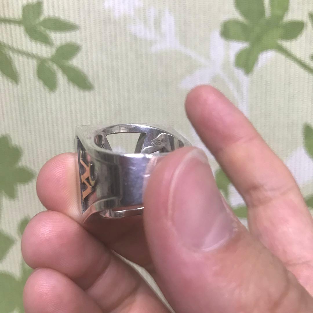 WEIRDO】【初期型ゴールドtype】アイアンクロスリング森下直哉同型