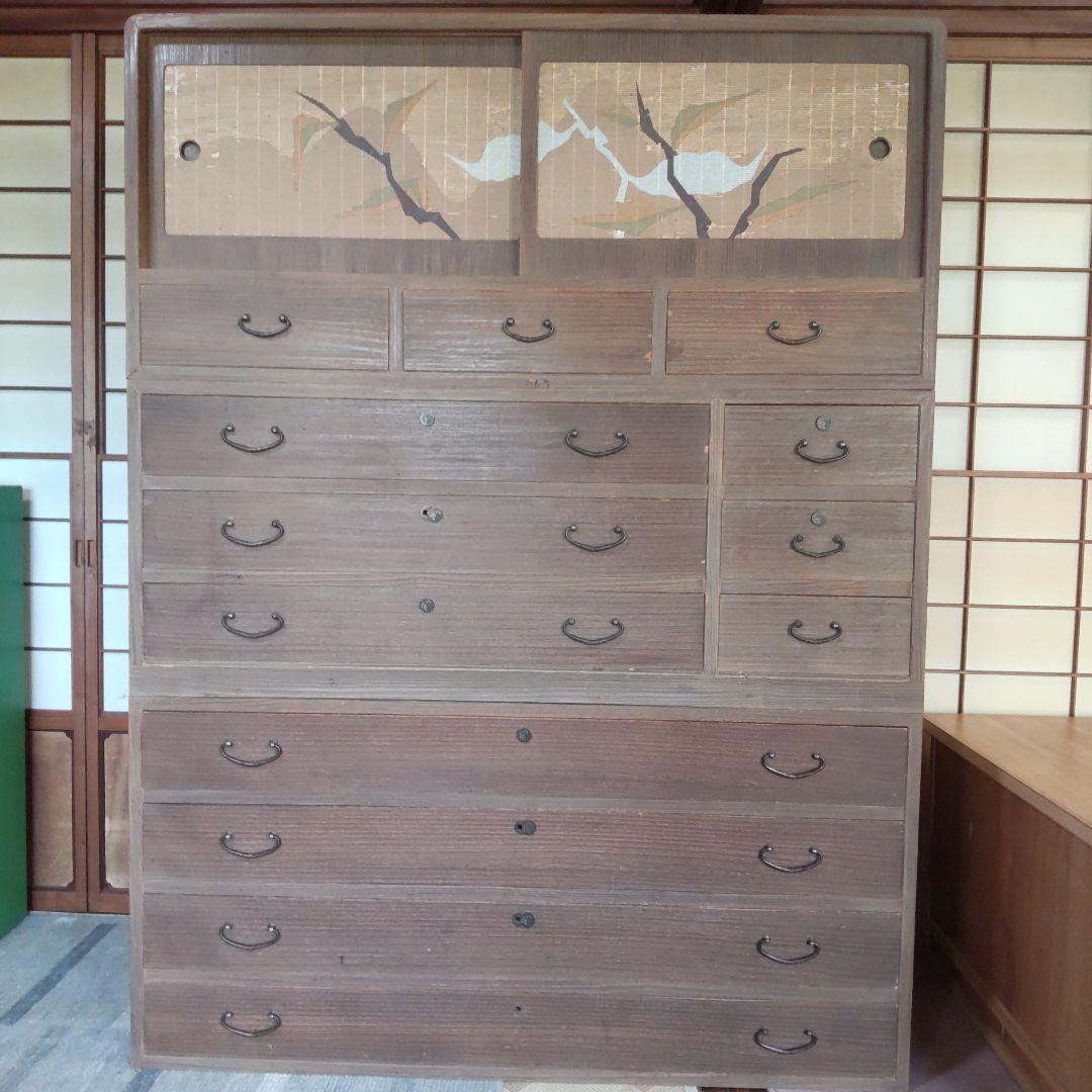桐箪笥 着物収納 昭和レトロ 和ダンス 中古品 - メルカリ
