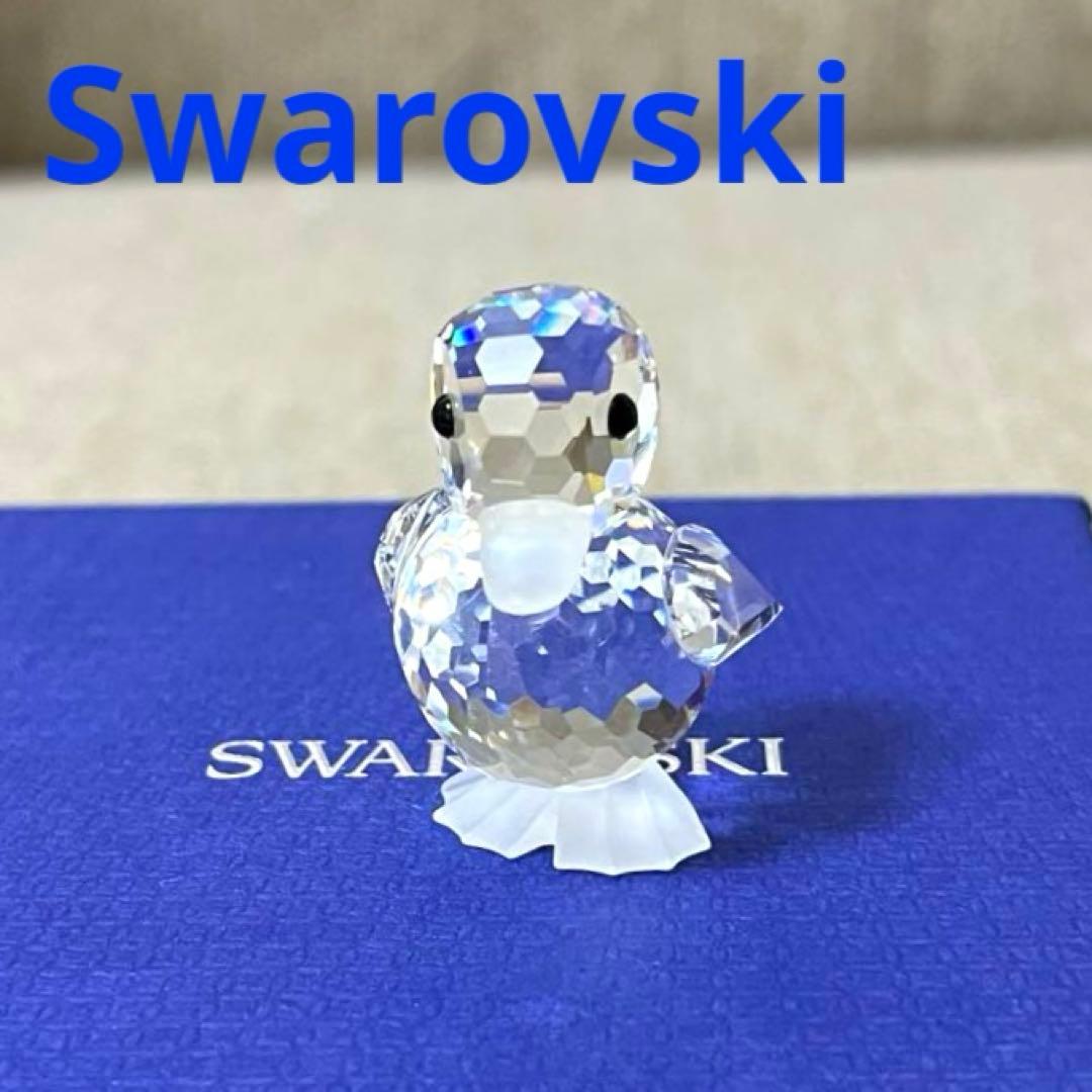スワロフスキー 置物 スタンディングダック アヒル クリスタル 正規品