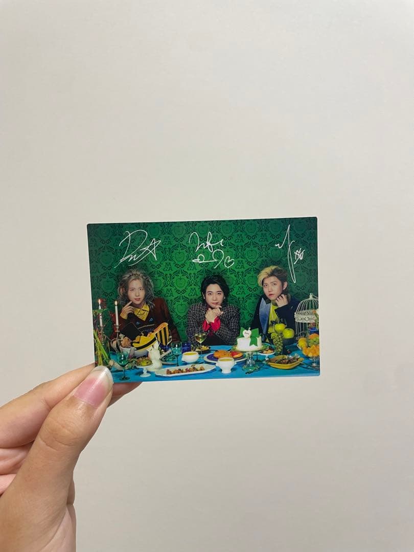 ミセスグリーンアップル サイン入りフォトカード ポップアップストア