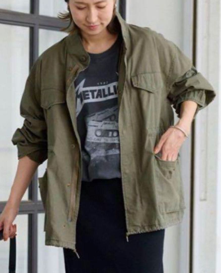 フレームワーク　リップストップミリタリーブルゾン リップストップミリタリーブルゾン（ミリタリージャケット