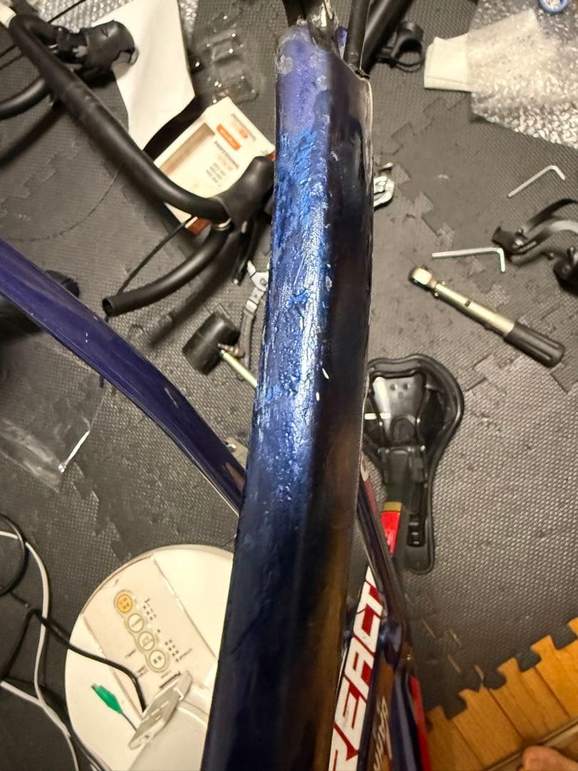 ロードバイクフレーム ジャンク品 リアクト4000