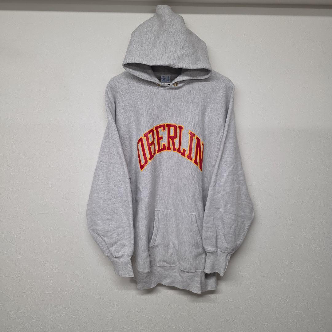 90s　USA製　チャンピオン　リバースウィーブ　サイズXXL オーバリン大学 90s USA製 Championチャンピオン UNIVERSITY MARYLAND 刺繍 リブライン