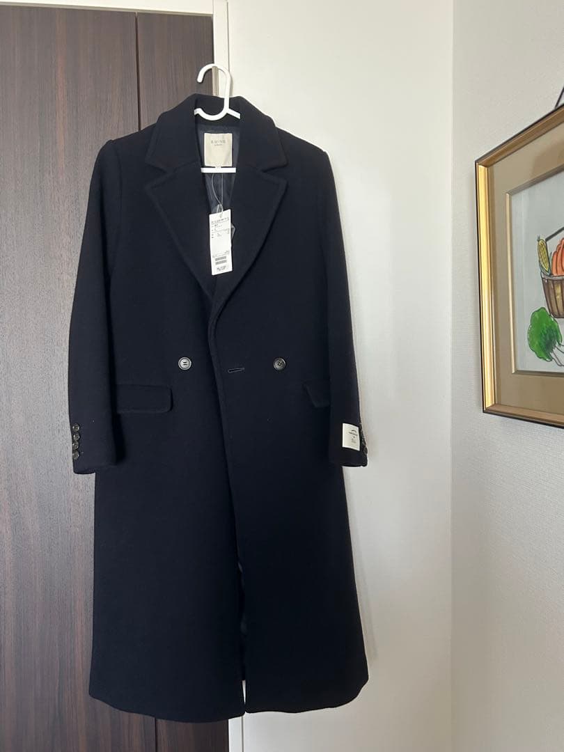 採寸ありB:MING by BEAMS / ネイビー チェスターコート Sサイズ B：MING by BEAMS（ビーミング by ビームス） チェスターコート コート