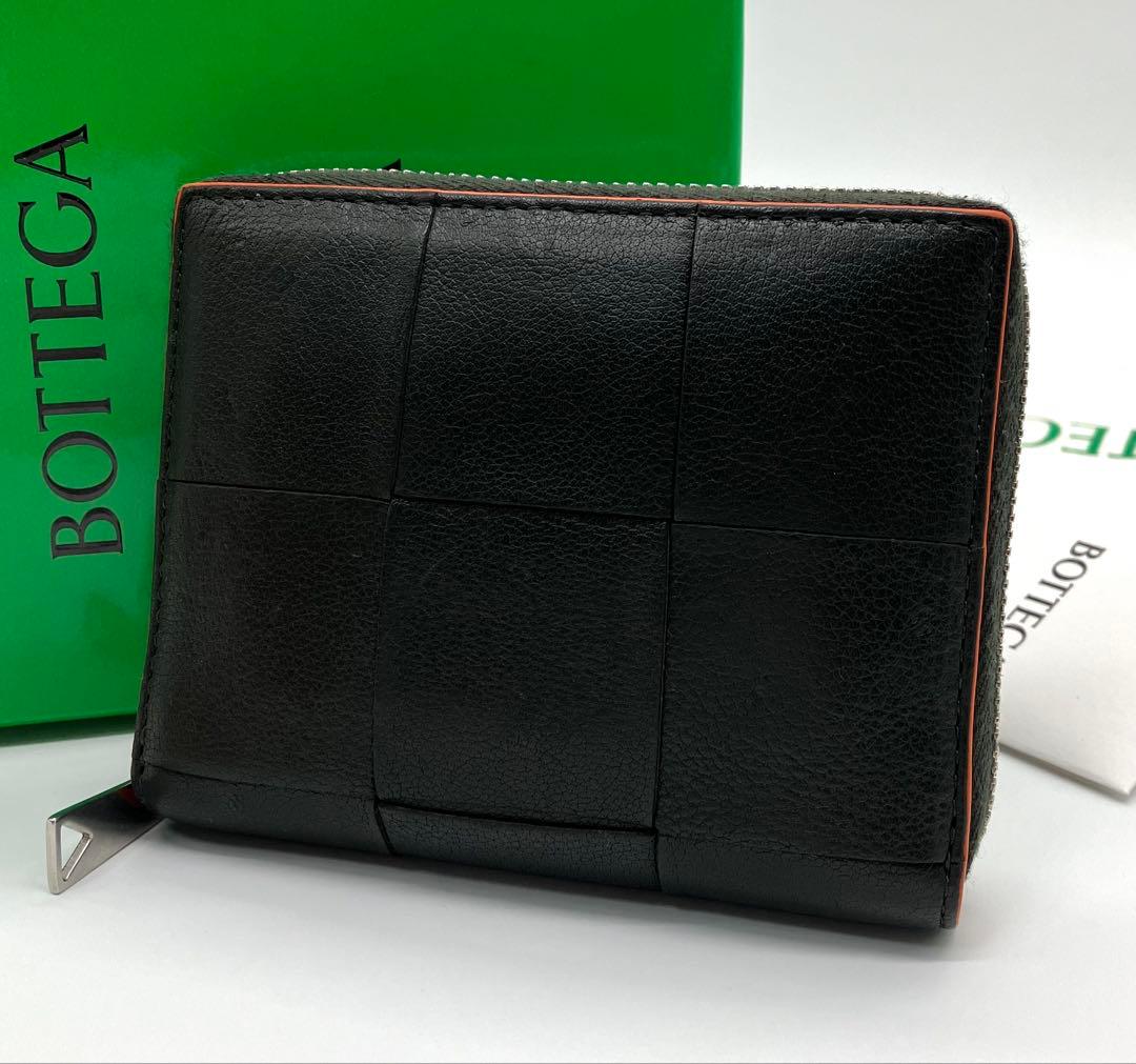 ⭐️ 新型 美品 ボッテガヴェネタ カセット ジップ コンパクト 折り財布 IC 360521172_1.jpg