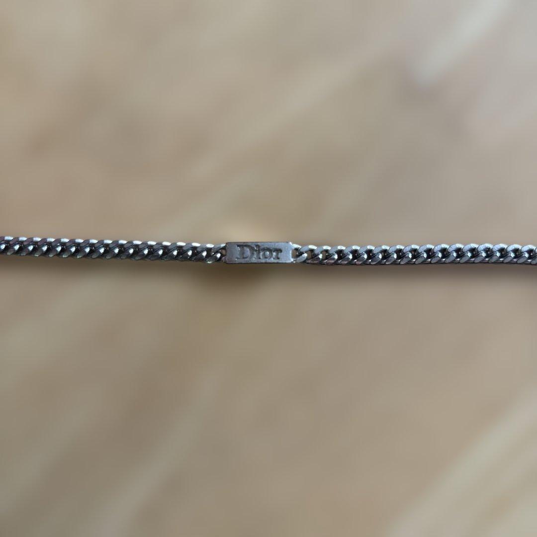 Dior ブレスレット CD ロゴ シルバー 希少 刻印 23cm - メルカリ