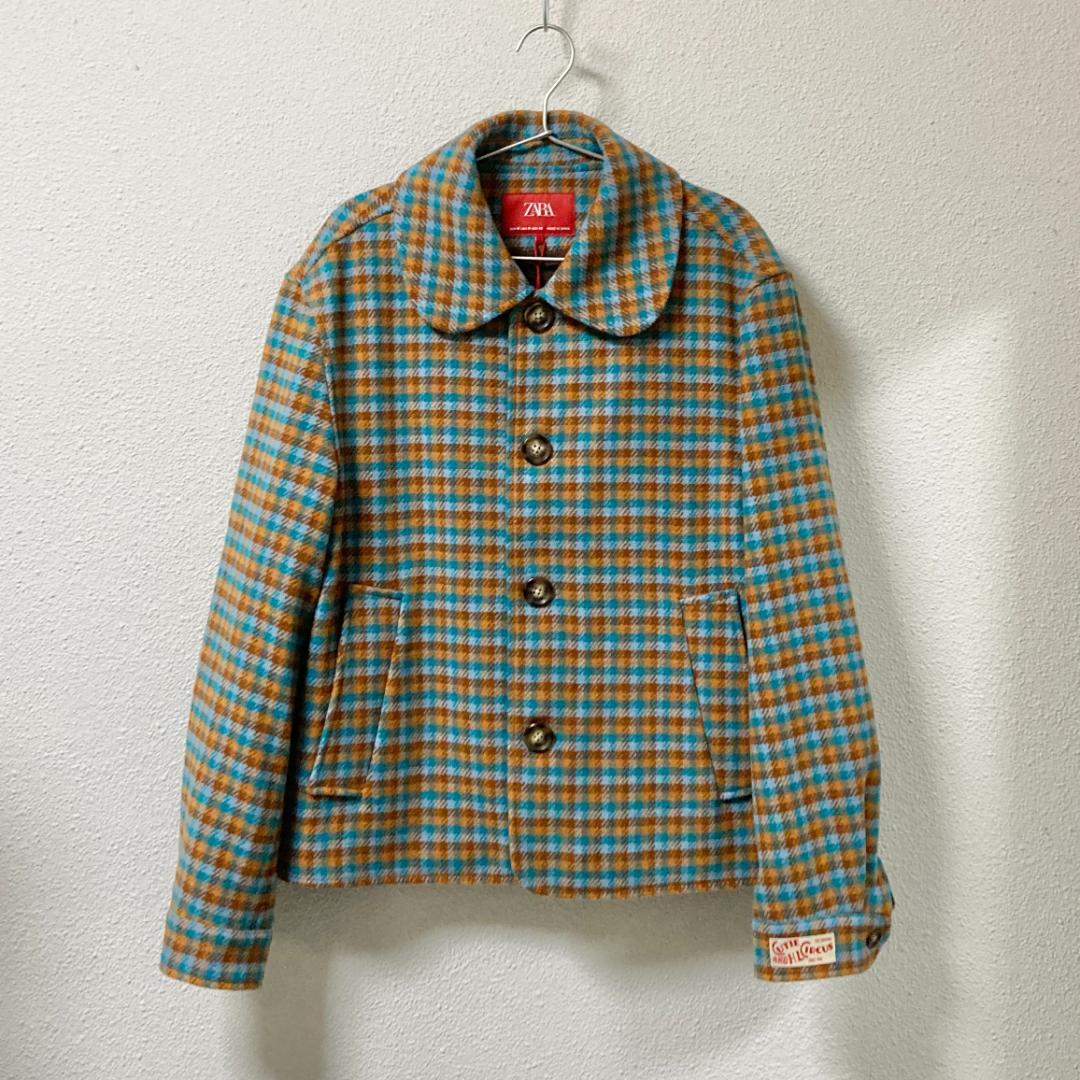 ZARA X HARRY LAMBERT チェック柄ジャケット Mサイズ - メルカリ