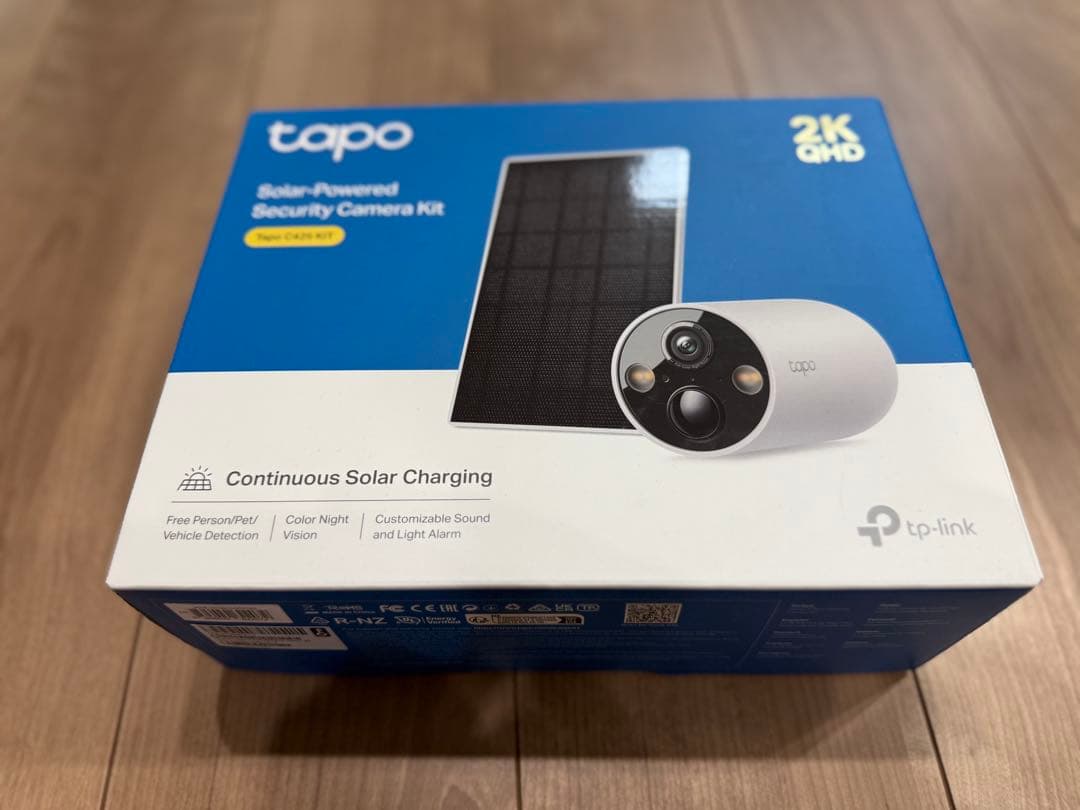 開封済未使用TP-Link Tapo C425 KIT 防犯カメラ Tapo C425 KIT | Solar-Powered Security Camera Kit | TP-Link