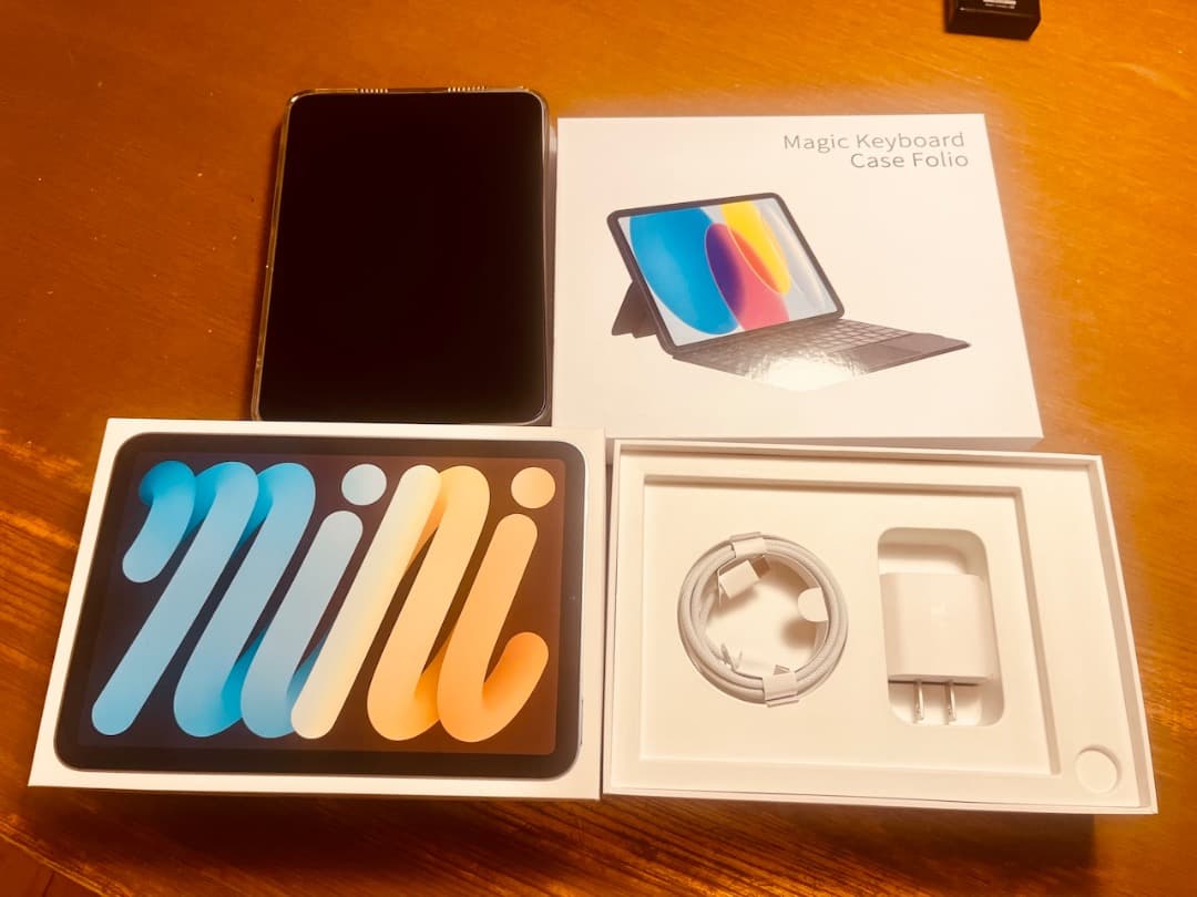 iPad mini A17 pro ブルー 本体 + MePadKey iPad mini A17 pro ブルー 本体 + MePadKey - メルカリ