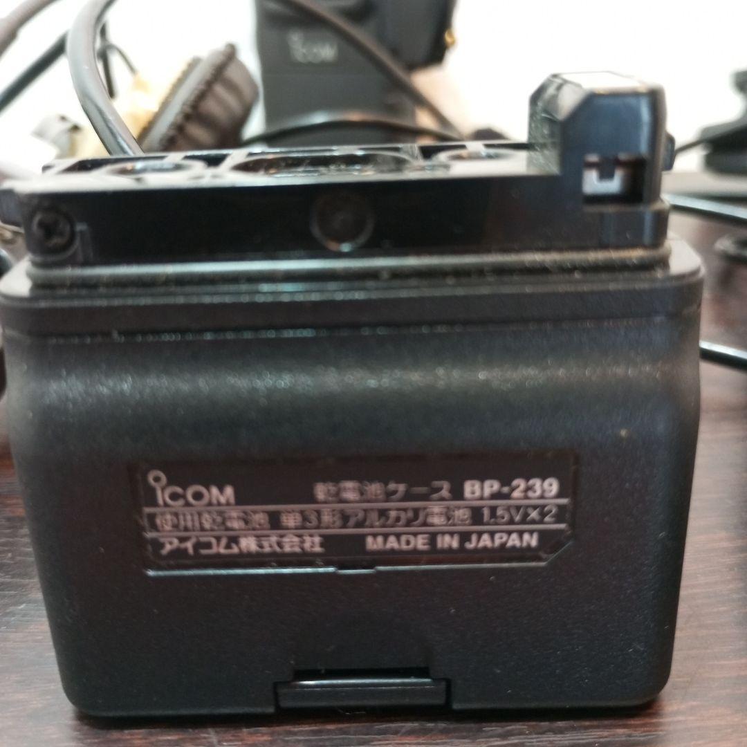 ICOM 同時通話無線機 IC -4855　ヘッドセット付き中古品