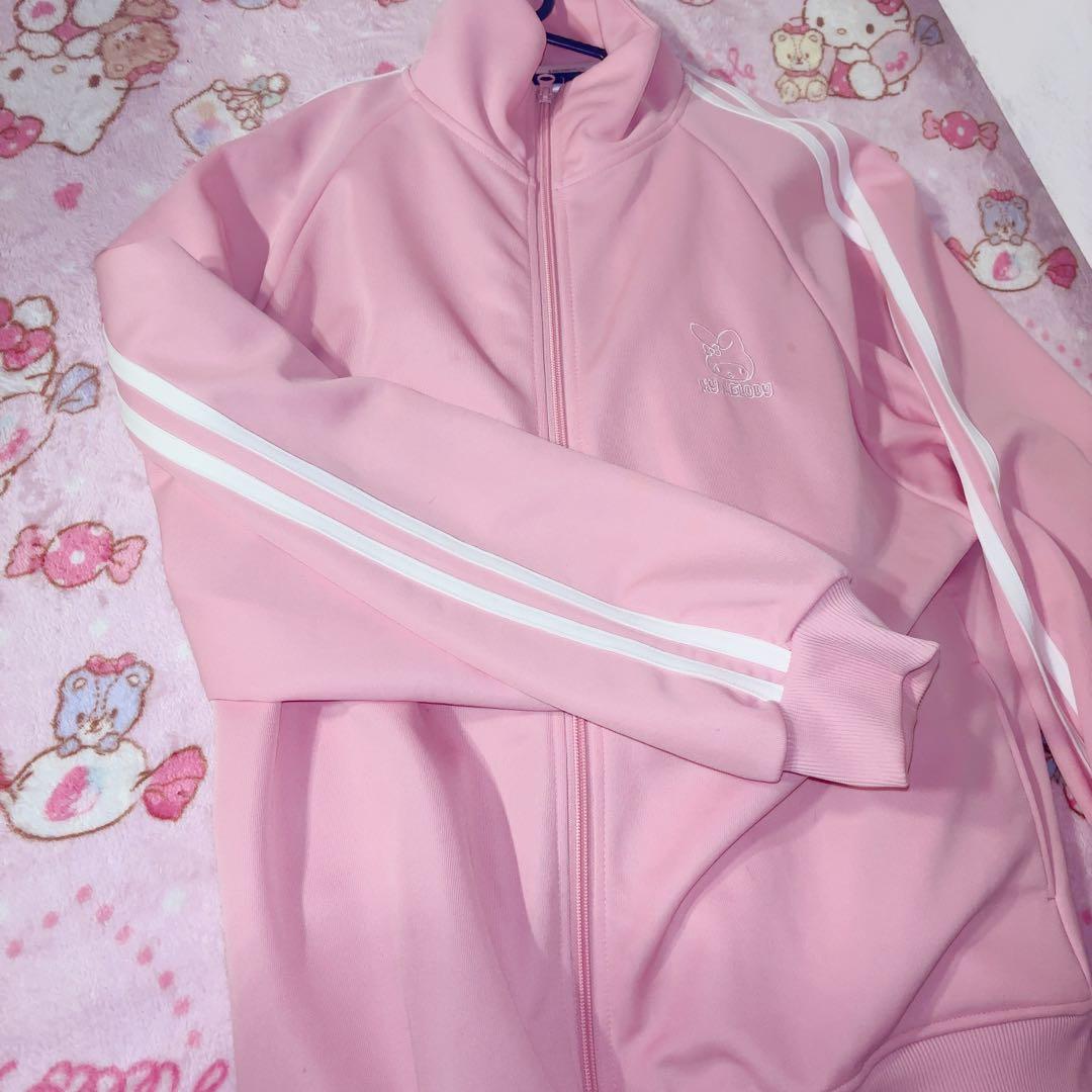 マイメロ ドンキ ピンクジャージセットアップ - メルカリ