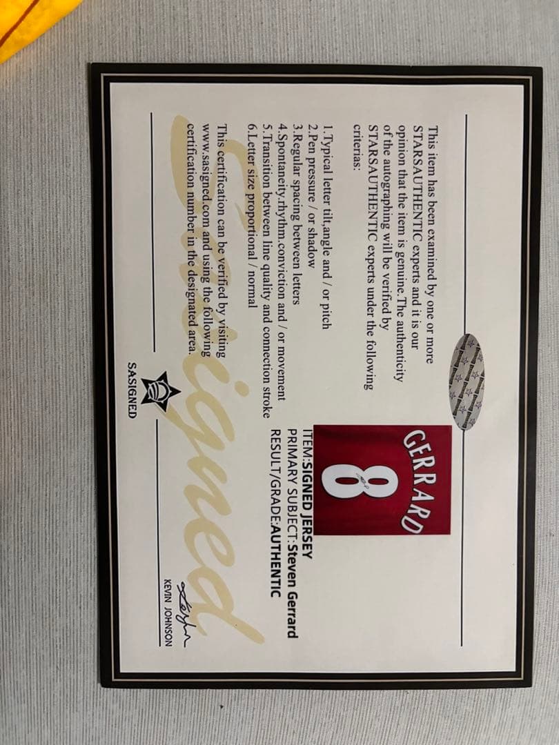 楓*様 リバプール ジェラード サイン入りユニフォーム - メルカリ