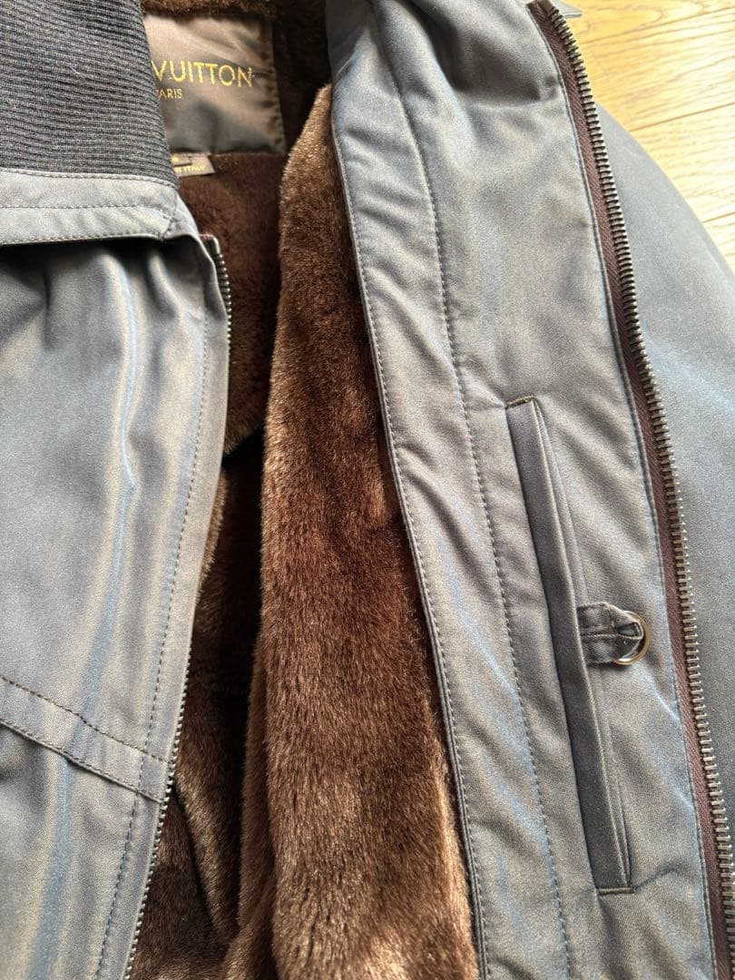 新品・稀】LOUIS VUITTON フライトジャケットブルゾン ダークグレー