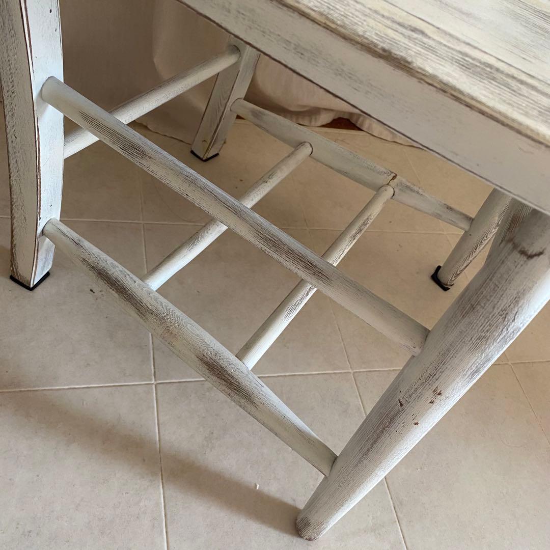 jon living 北欧 シャビーシック チャーチチェア 椅子 チェア 白家具