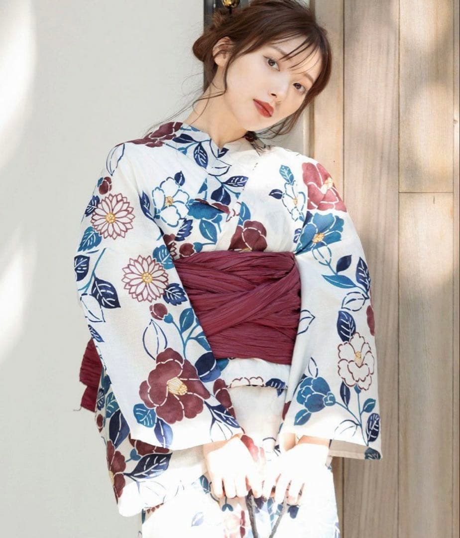 古典大正ロマン Dita ディータ 浴衣 ツバキ 椿