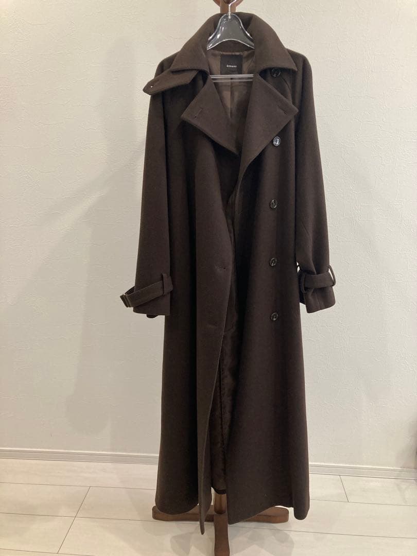 anuans リバーウールコート2023aw - メルカリ