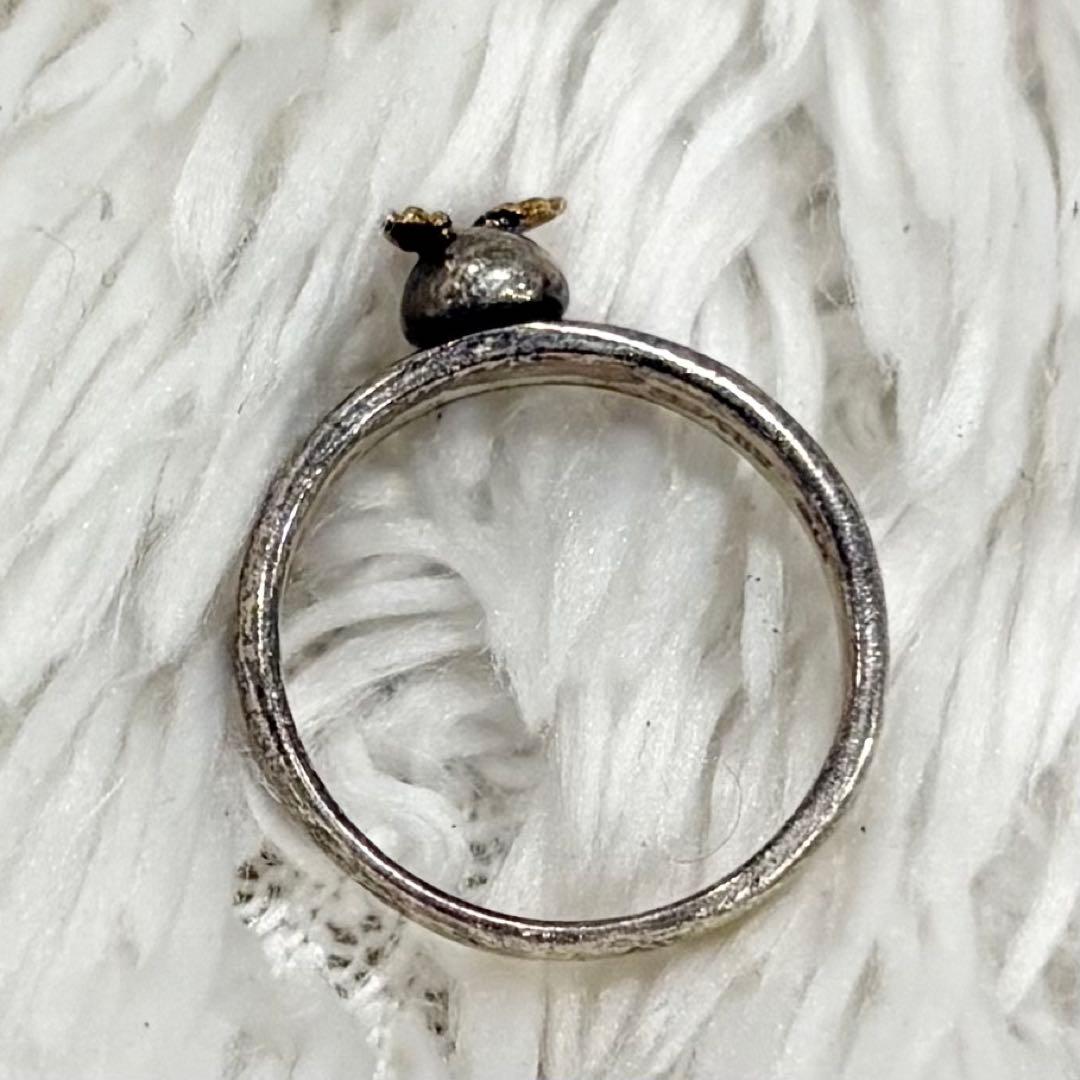 天使の卵 リング SILVER925×K18 コンビ 天使 羽 ゴールド - メルカリ