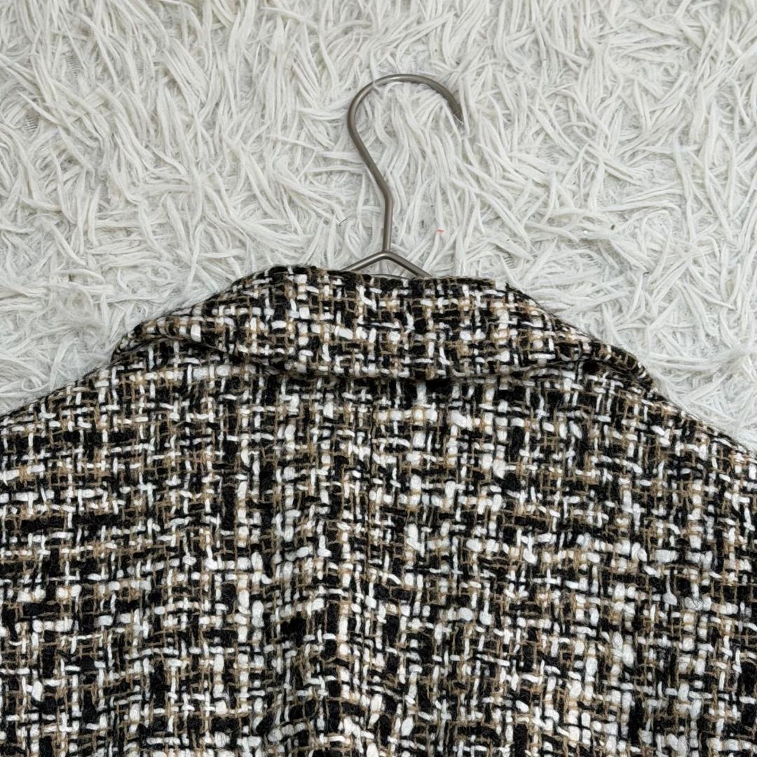 17218✨プラダ ツイードジャケット ウール レーヨン 42 LL - メルカリ