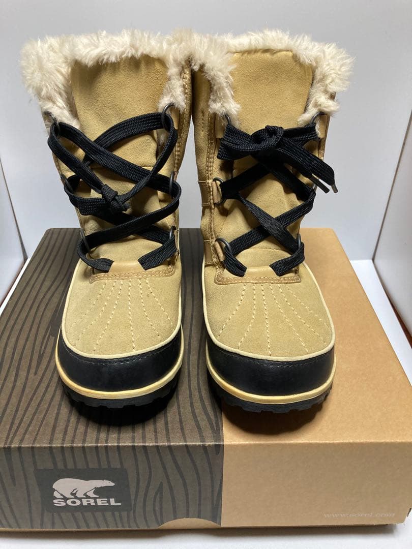 SOREL ファー付き防水ブーツ 25cm 『元箱付き』 - メルカリ