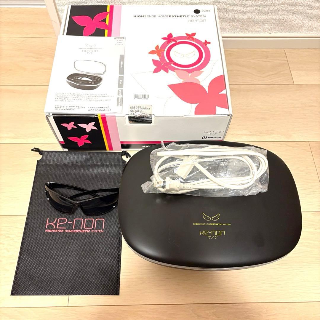 【ほぼ未使用】 美容脱毛 ケノン KE–NON マットブラック ver.8.6 エムテック / 家庭用脱毛器 ケノン（ke-non） 艶消しブラックの公式