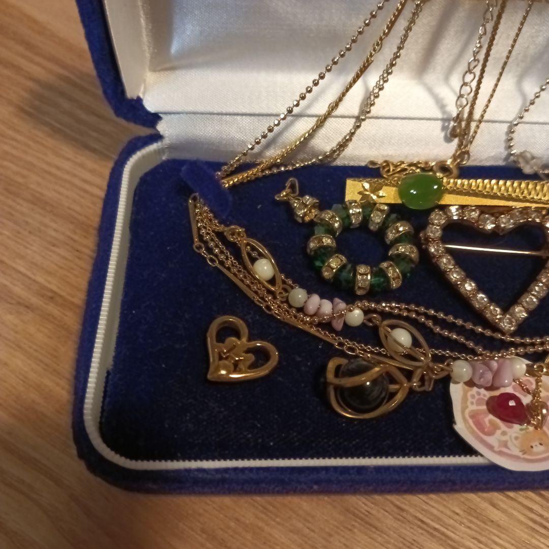 遺品整理アクセサリーまとめK18ルビーペンダントトップ、ニナリッチ