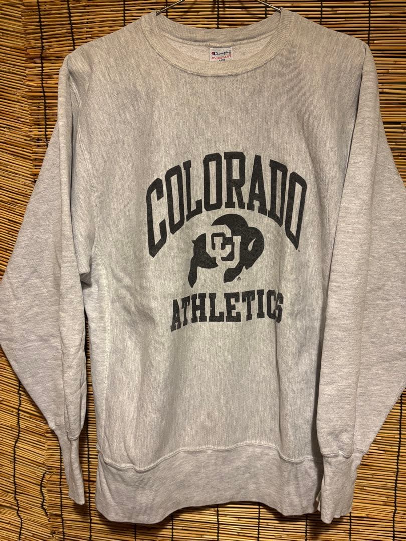 値下 90s champion リバースウィーブ 三段 染み込み L トリコタグ 中古・古着通販】Champion REVERSE WEAVE (チャンピオンリバース