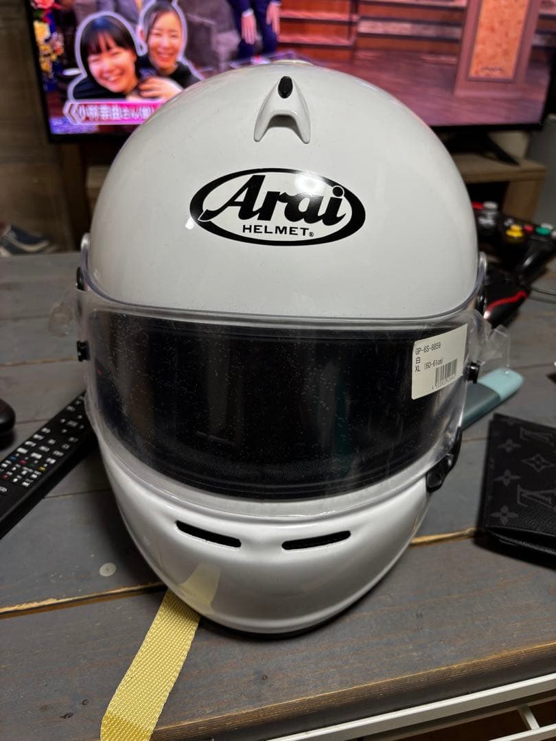 エ*郎様 Arai GP-6S フルフェイスヘルメット ホワイト アライ フルフェイスヘルメット Arai アライヘルメット ホワイト GP-6S