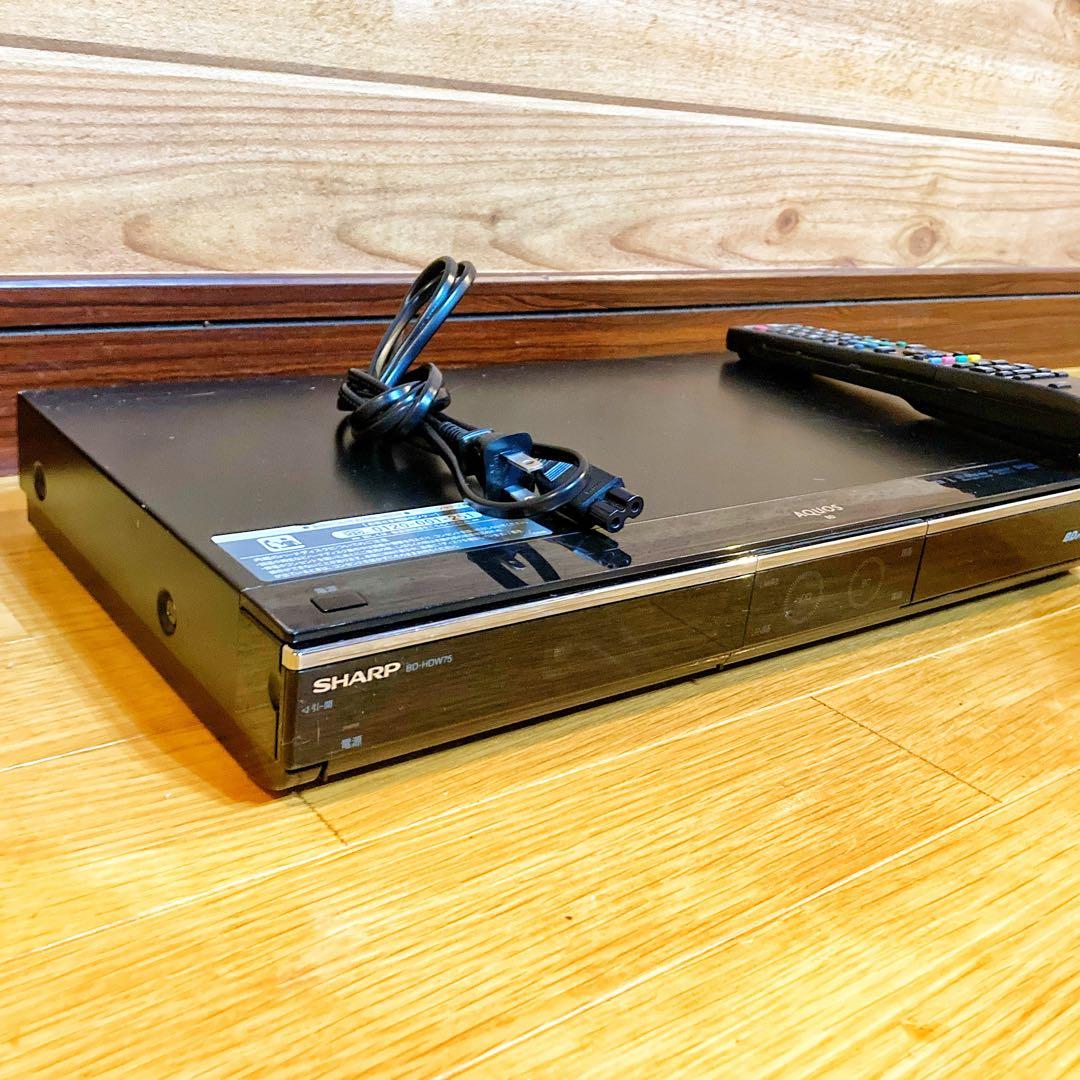 SHARP AQUOS ブルーレイレコーダー HDD 500GB 2番組同時録画 - メルカリ